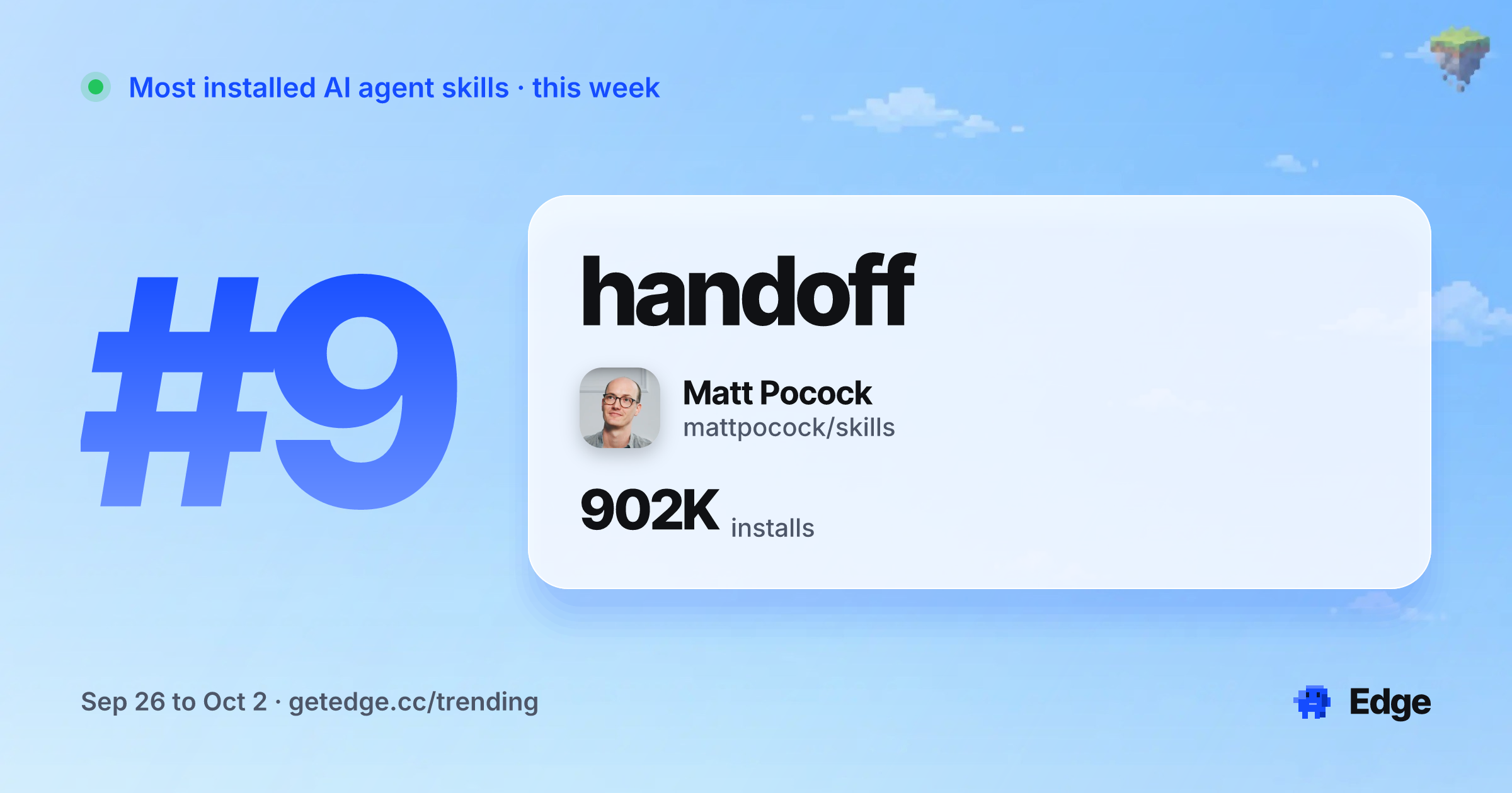 Share card for handoff